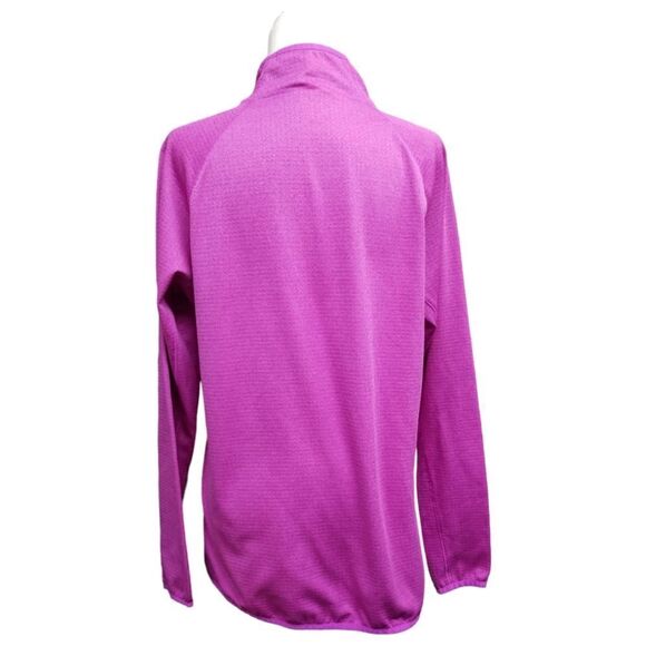 Avia Pullover 1/3 Zip Long Sleeve Purple Thermal Top Size XL (16-18) - Picture 3 of 8